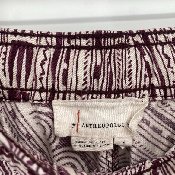 Anthropologie Size Small Printed Harem Pants Cream Aztec Tribal Oversized - Picture 14 of 15